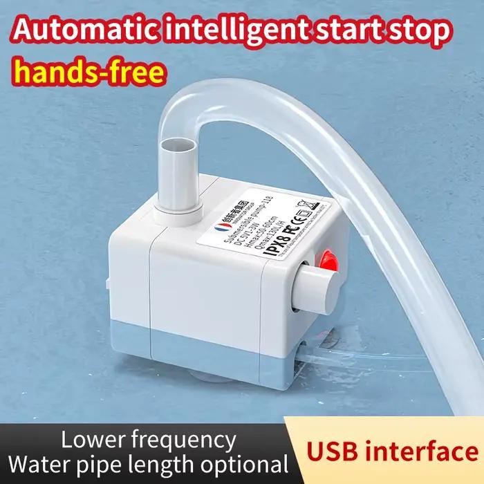 Pompe submersible DC, mini pompe à eau pour fontaine