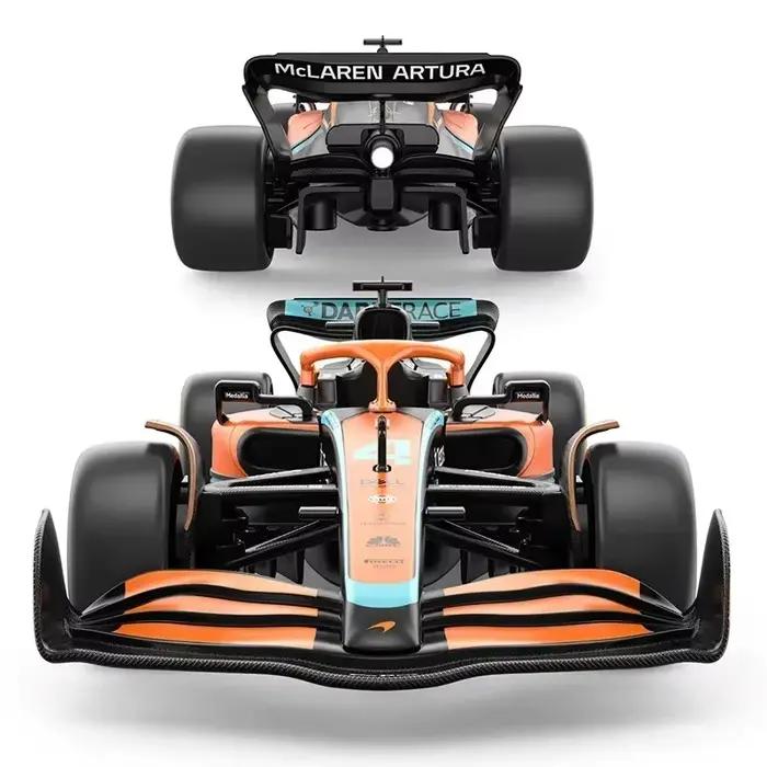 Modèle de voiture de course de Formule 1 McLaren MC L36 2022 à l'échelle 1:24, simulation statique en alliage moulé sous pression