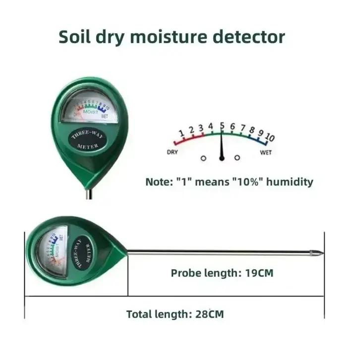 Humidimètre du sol capteur d'eau des plantes testeur d'humidité sèche du sol détecteur
