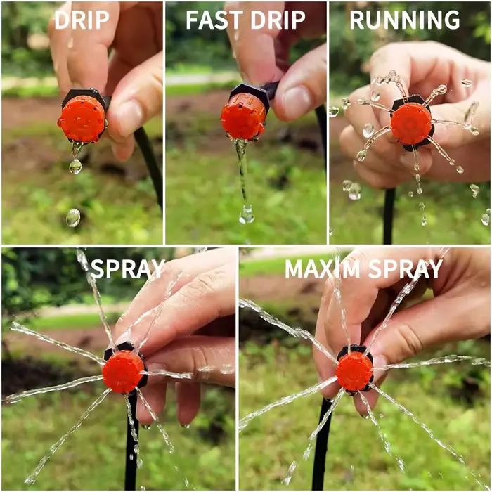 Système d'irrigation goutte-à-goutte DIY pour serre 10M-30M