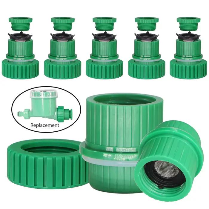 Connecteur d'eau de jardin en plastique ABS pour minuterie d'arrosage automatique joint de remplissage de robinet 1/2 en effet 3/4 pour système d'irrigation de jardin durable et économique à offrir pour jardiniers occasions spéciales