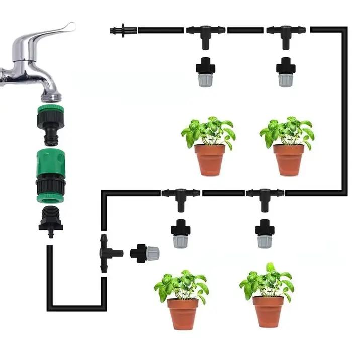 Système d'irrigation de jardin 10 mètres 10 buses pulvérisatrices brumisatrices pour refroidissement