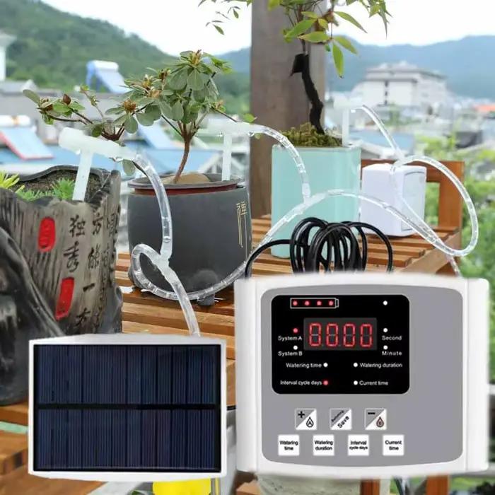Dispositif d'irrigation goutte à goutte automatique à énergie solaire