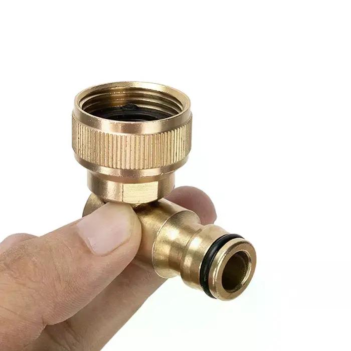 Enrouleur de tuyau coudé pivotant connecteur rapide pour prise Hoselock 3/4 pouces BSP femelle adaptateur de robinet