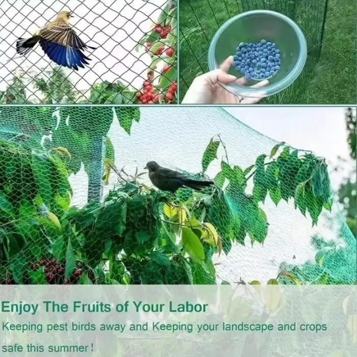 Filet de jardin vert en maille tissée pour protéger les plantes