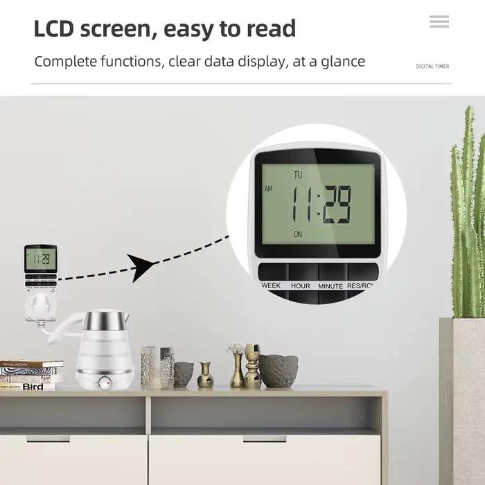 Minuteur numérique électronique programmable UE