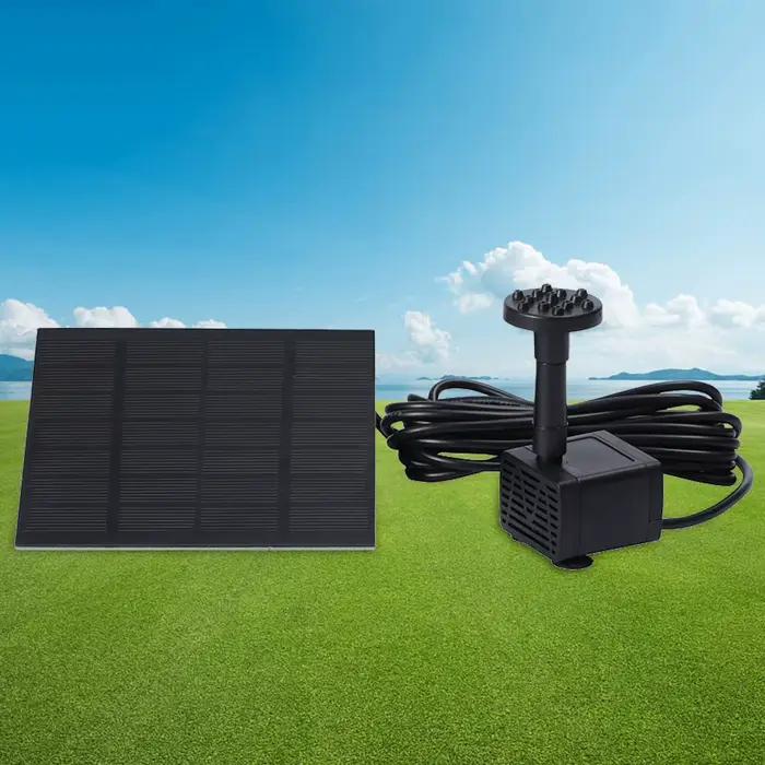 Pompe solaire hydroponique SubSN multifonctionnelle avec 6 buses