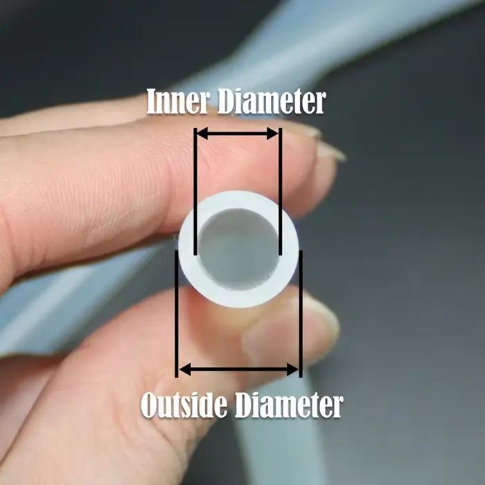 Tuyau flexible en caoutchouc de silicone de qualité alimentaire