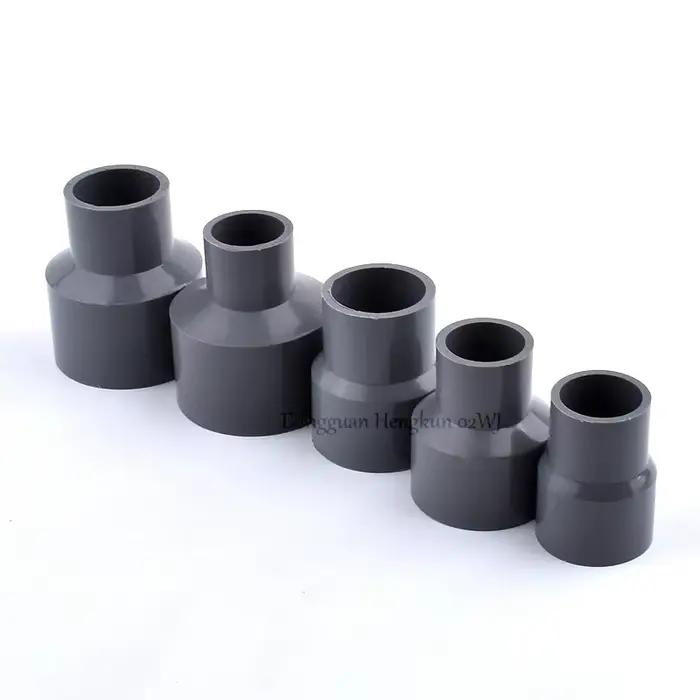 Raccord réducteur droit en PVC 20/25/32/40/50/63/75/90/110/125/160/200mm pour tuyau d'eau