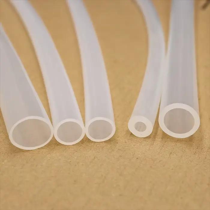 Tuyau en caoutchouc de Silicone Transparent de qualité alimentaire 2 3 4 5 6 7 8 9 10 12mm