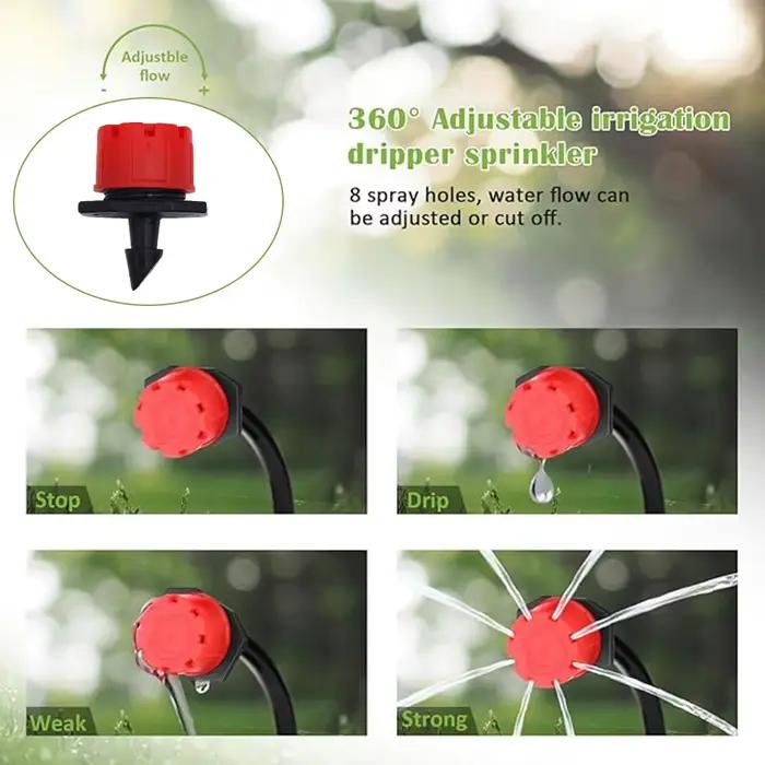 Micro système d'irrigation goutte-à-goutte Portable 20M