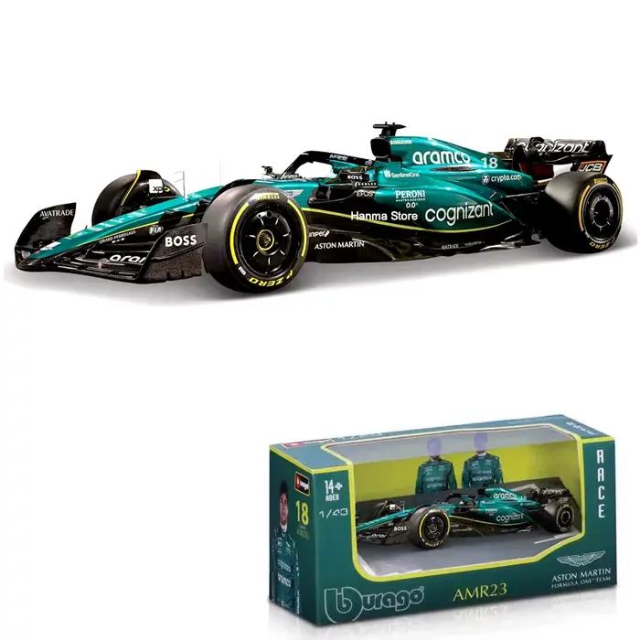 2025 AMR25 Bburago 1:43 AMR23 # 14 Alonso # 18 Stroll F1 Aston Martin Aramco Team Model Car Competition vehicle Formula F1