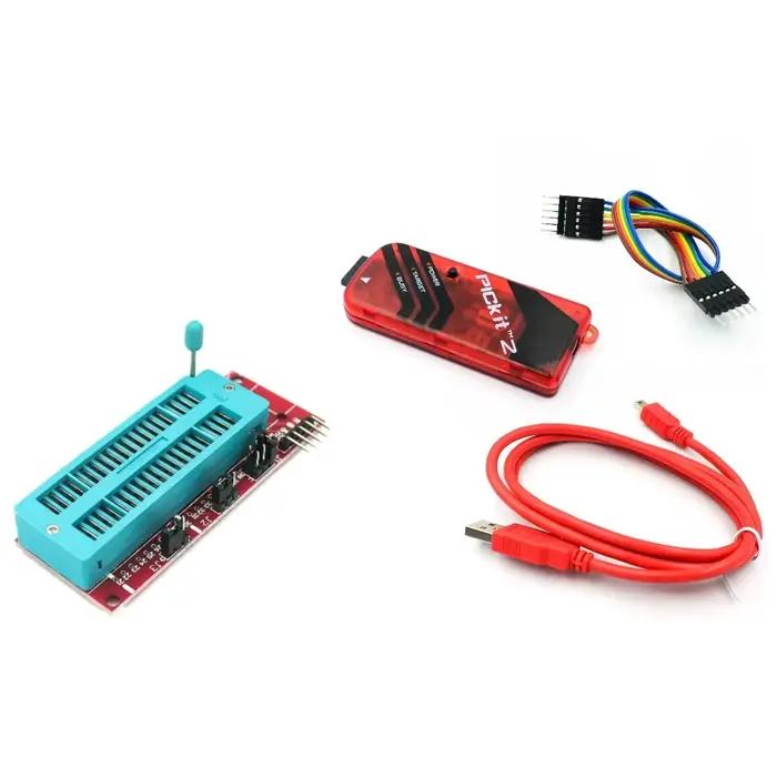 Programmeur PICKit2 PICKIT3 PICKit3.5 + PIC ICD2 PICKit 2 PICKIT 3 PICKIT 3.5, adaptateur de programmation, siège de programmeur universel