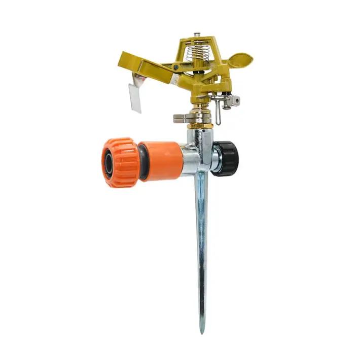 Arroseur Rocker Nozzle oscillant pour jardin, métal robuste, pulvérisation uniforme et haute pression, idéal pour pelouse, culture agricole, plantation d'arbres