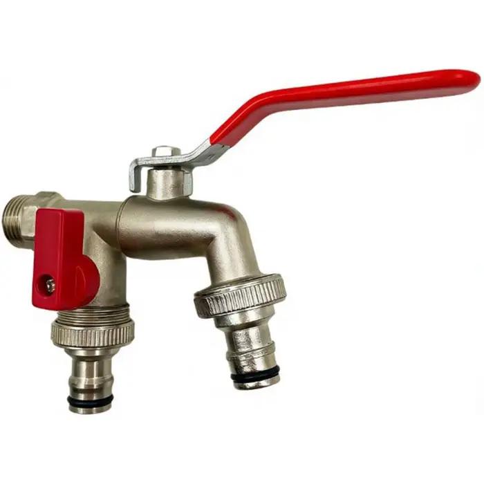 Robinet d'arrosage extérieur en alliage de zinc pour usage industriel et domestique