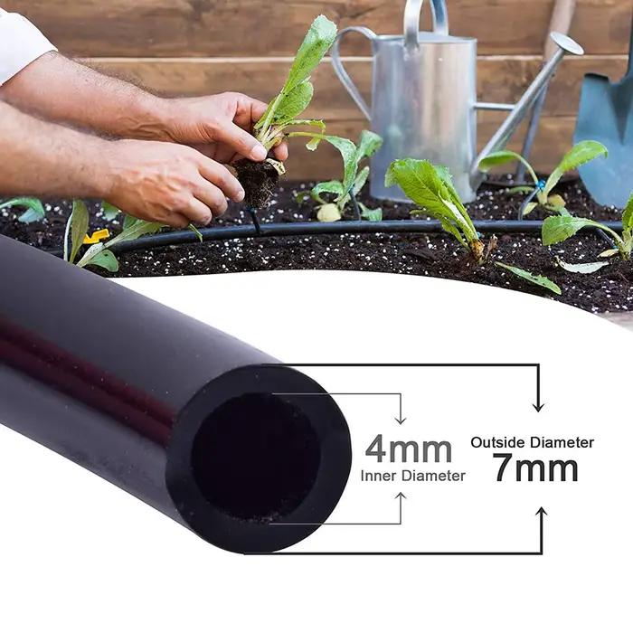 Tuyau d'irrigation de jardin 4/7 mm en PVC