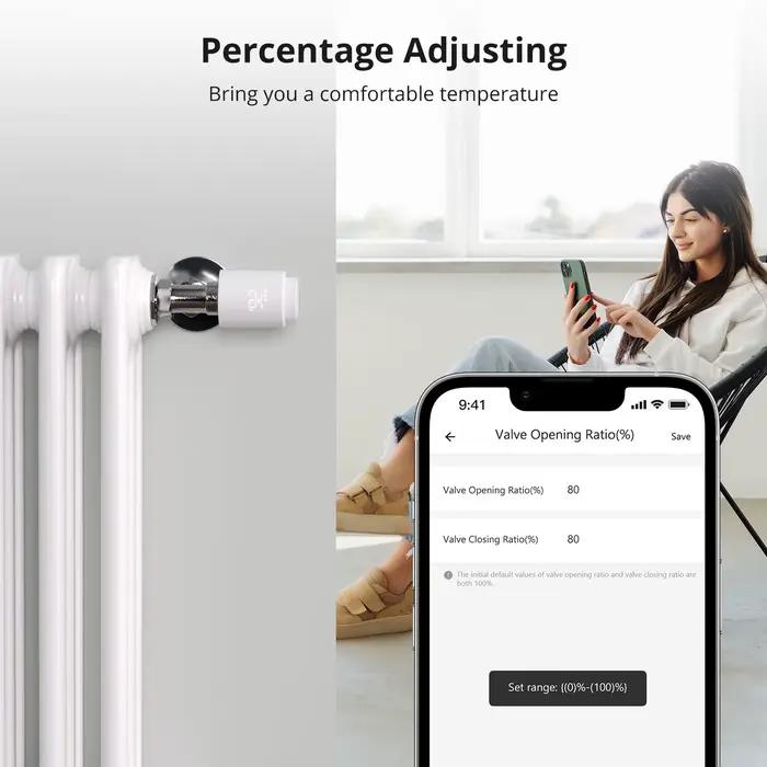SONOFF TRVZB vanne de radiateur thermostatique intelligente TRV Zigbee Thermostat actionneur température chauffage contrôle prise en charge Alexa ZHA 2mqtt