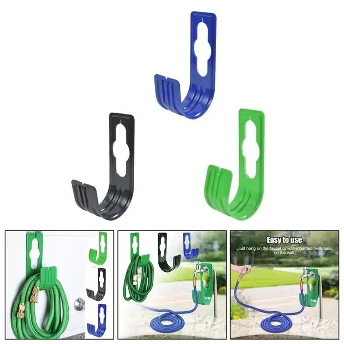 1 pièce Support mural de jardin pour tuyau d'arrosage