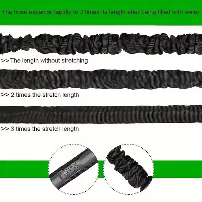 Tuyau d'arrosage extensible magique pour jardin