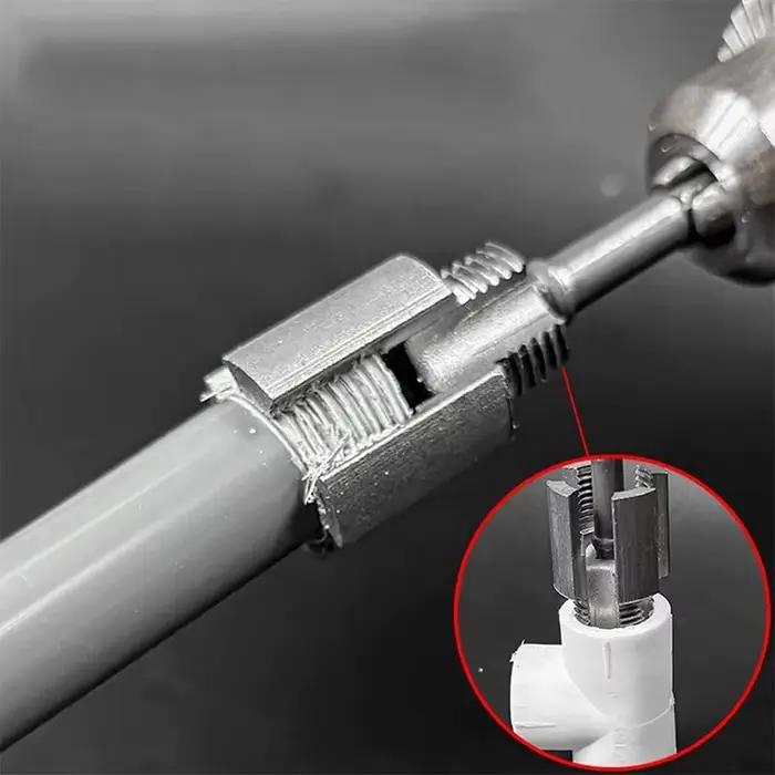 Enfileur de tuyaux PPR/PVC 1/2" et 3/4" – Outil de taraudage à double fonction pour filetage interne et externe