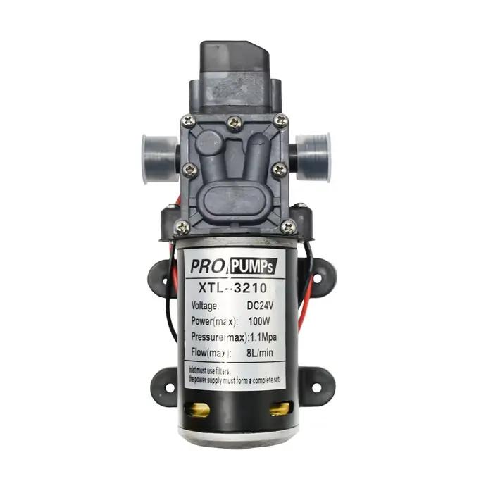 Pompe à membrane haute pression pour kit d'arrosage haute pression 60W 80W 100W DC 12V 24V auto-amorçante irrigation jardin occassions spéciales