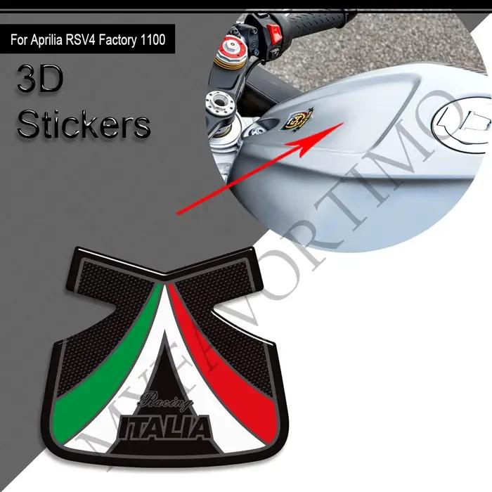 2025 moto pour Aprilia RSV4 usine 1100 bouchon de réservoir poignées Kit de carburant à gaz genouillères autocollants Protection 2023 2024 2026