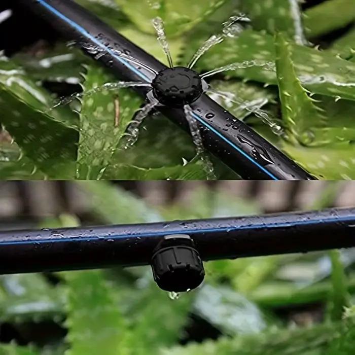 50 pièces d'arroseurs micro-goutteurs réglables de 1/4 pouce pour un système d'arrosage sans effort