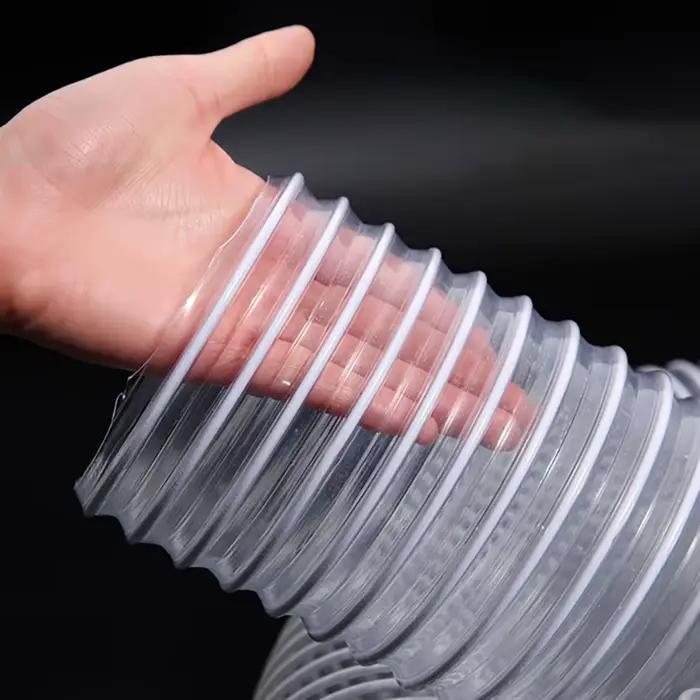 Tuyau en plastique PVC Transparent