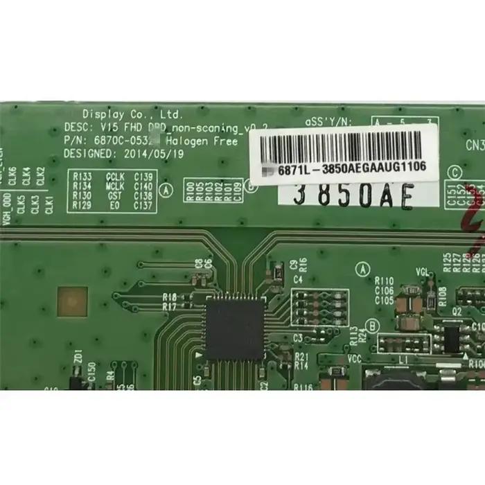 Original 6870C-0532B pour 43 ''49'' 55 ''TV Tcon 6870C carte mère carte TV Placa Tv pour Lg carte t-con originale 6870C 0532B