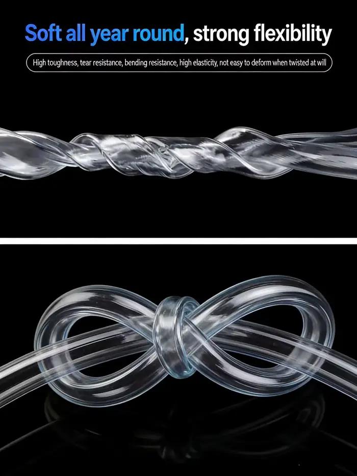 Tuyau PVC transparent pour eau
