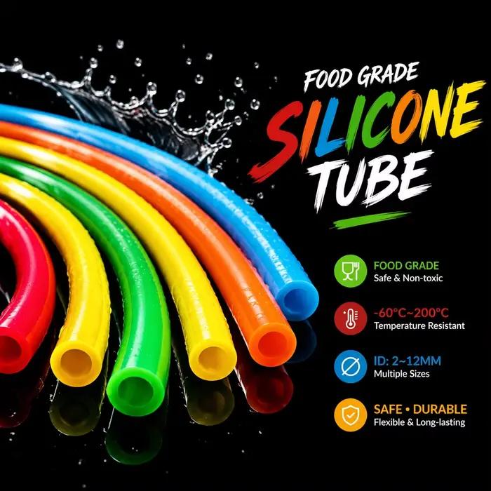 Tuyau en silicone de qualité alimentaire 1/3/5M