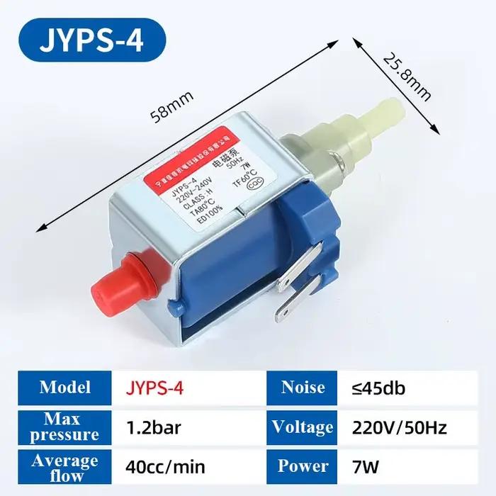 4 AC 220 V-240 V 7 W pompe d'aspiration d'eau à piston