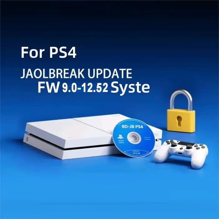 Pour le micrologiciel 9.0-12.52 BD-JB disque 1 clic démarrage aucun PC nécessaire tout-en-un Jailbreak disque homebrew jouer jeux de sauvegarde pour PS4