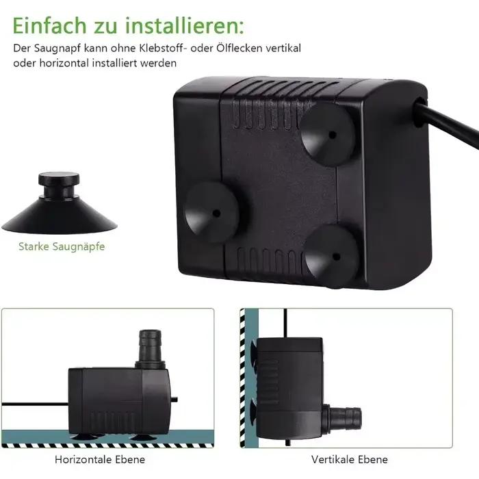 Nouveau 3/5/10/15/25W EU220v US110V pompe à eau Submersible pour jardins aquatiques systèmes hydroponiques Aquarium fontaines de table Pon