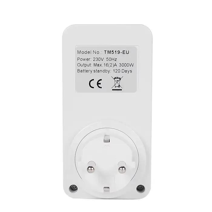 Minuteur programmable numérique LCD pour prises UE