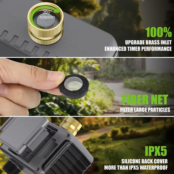 Tuya WiFi intelligent 2 zones minuterie d'arrosage Bluetooth système