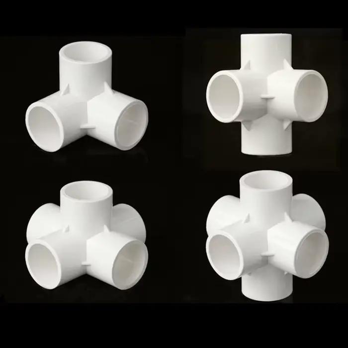 Joendoco-Raccords de tuyaux en PVC blanc bricolage