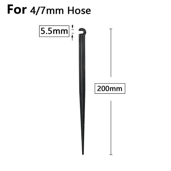 Jardin 1/4 "3/8" 16mm 20mm tuyau 11cm 20cm "C" forme fixe tiges support