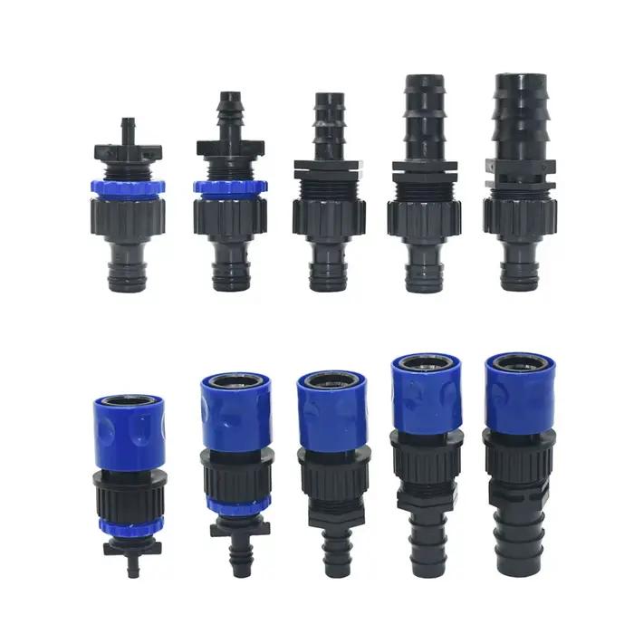 Connecteur rapide de tuyau d'eau barbelé 1/4 3/8 1/2 3/4 1 pouce