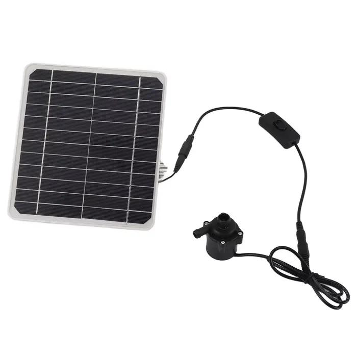 Kit de pompe à eau solaire 50W avec stockage de batterie pour un fonctionnement 24h/24 et 7j/7