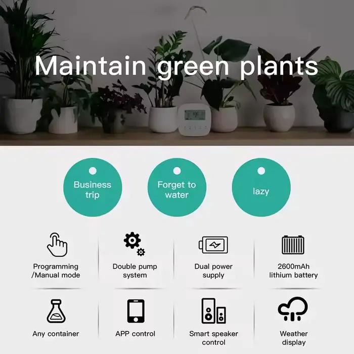 MOES WiFi Tuya Machine d'arrosage intelligente système d'irrigation automatique à Micro-goutte