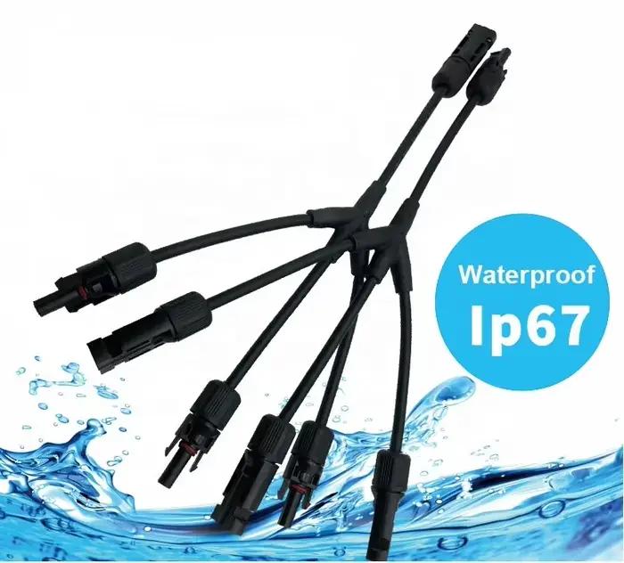1 paire de connexion parallèle de branche Y 3 à 1