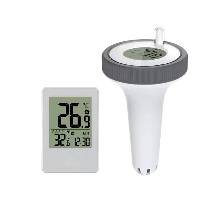 Thermomètre de piscine flottant numérique sans fil LCD
