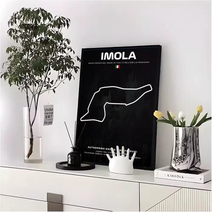 Affiche de course de f1, affiche de qualité supérieure pour la maison, le bar, le café, décoration murale et article cadeau