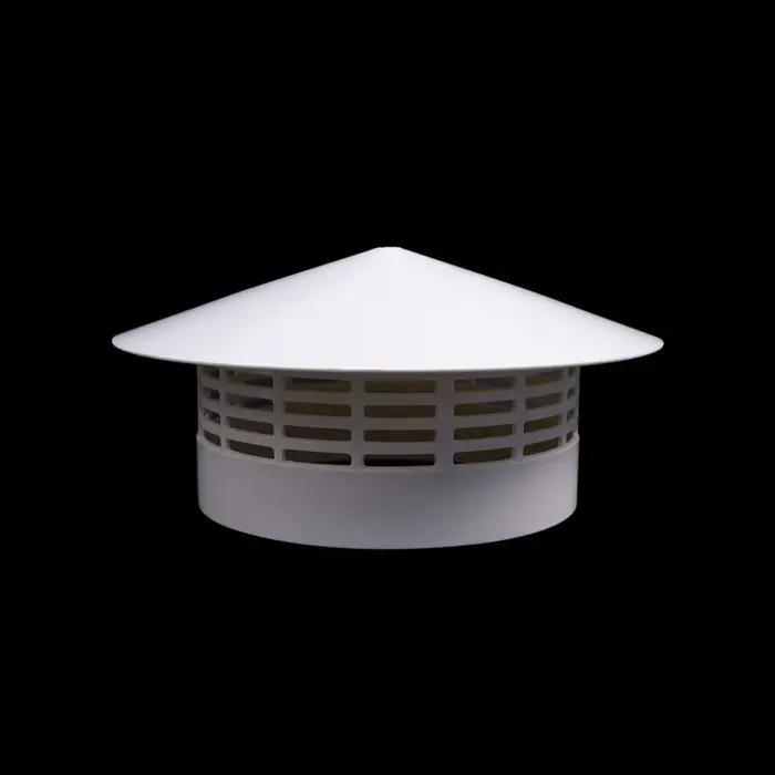 Capot de protection ventilé en PVC pour tuyau d'évacuation 75-200 mm