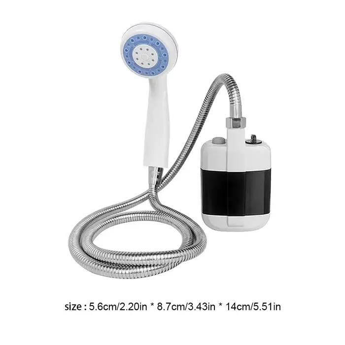 Pompe de douche extérieure avec seau de tuyau