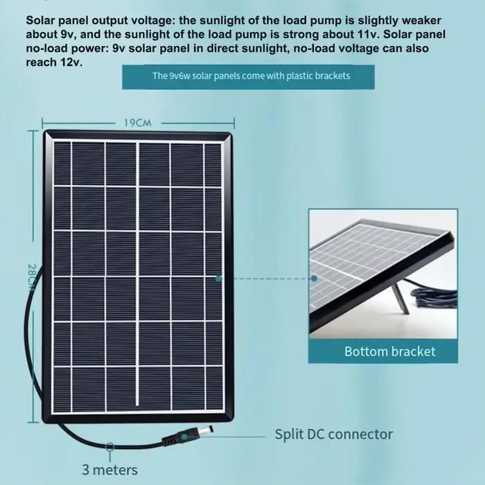 Pompe à eau solaire 12V