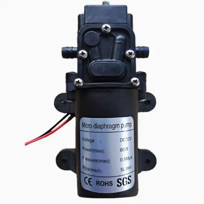 Mini pompe à eau à diaphragme 12V 60W 120PSI 5L/Min