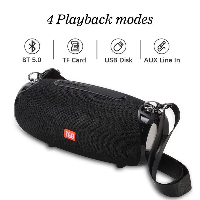 Caisson de basses sans fil Bluetooth portable, haut-parleur, boîte de son, musique, basse, ordinateur, PC, TV, radio FM, injuste, grand, 10W