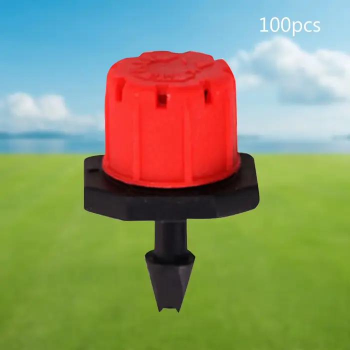 Lot de 100 goutteurs d'irrigation micro-irrigation réglables